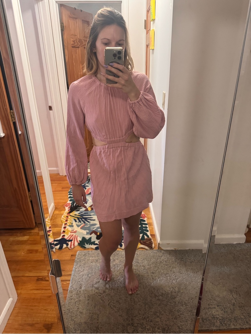 O.P.T. cut out cotton dress